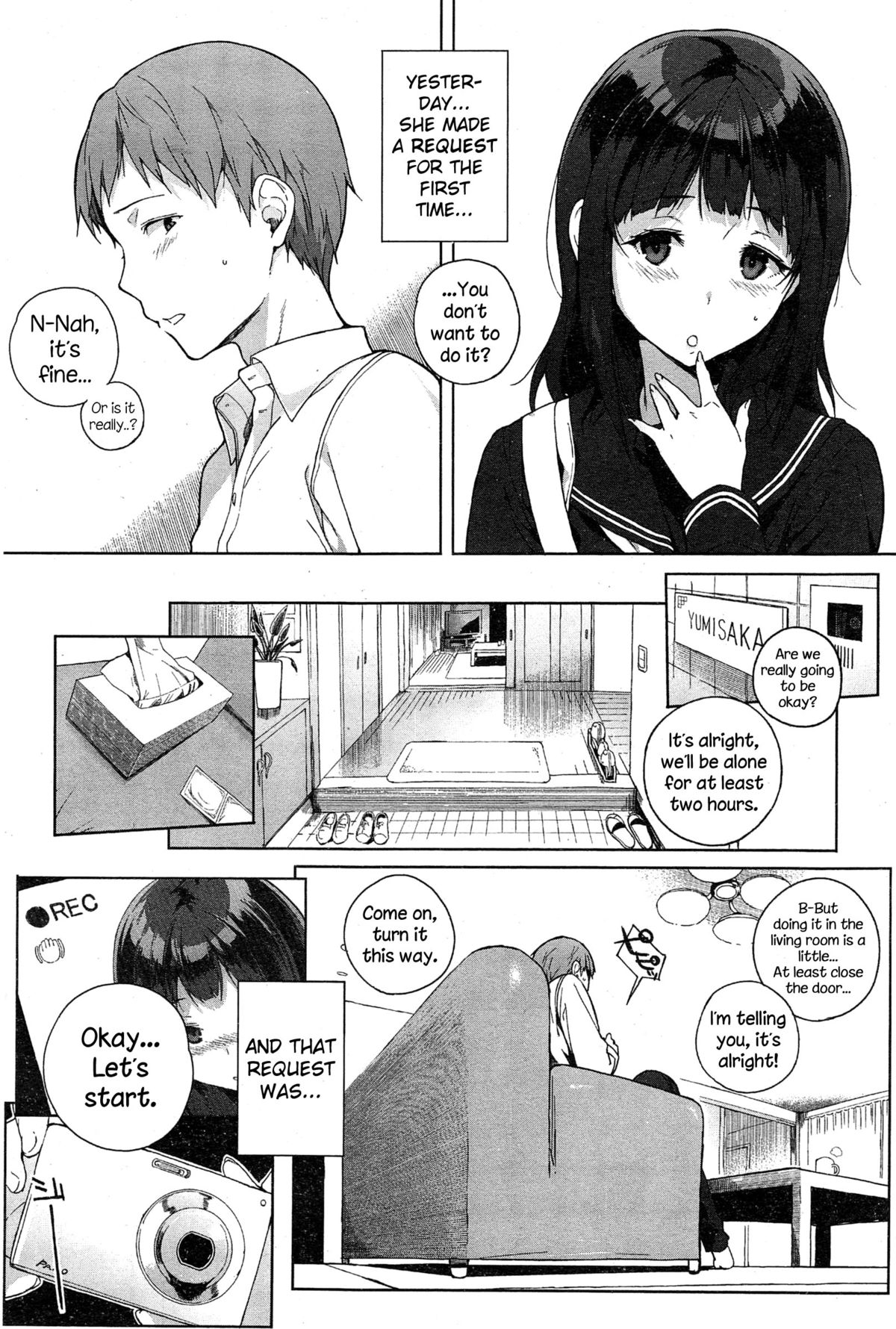 Yumisaka-san no Baai page 3 full