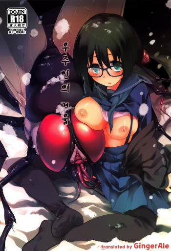 (C87) [KashiNoKi (Midori No Rupe)] Uchuujin no Fuyu [Korean] [GingerAle] cover