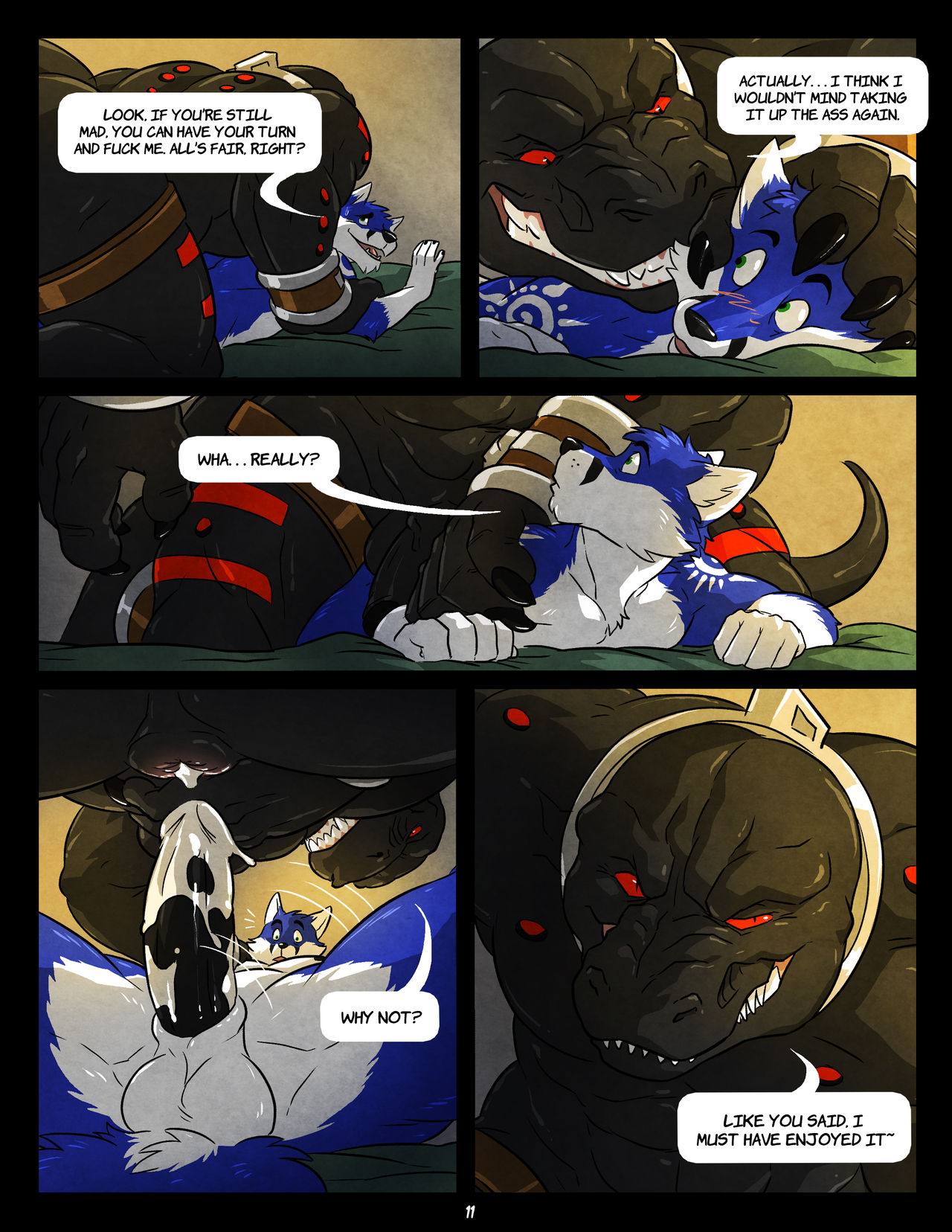 Black and Blue page 11 full