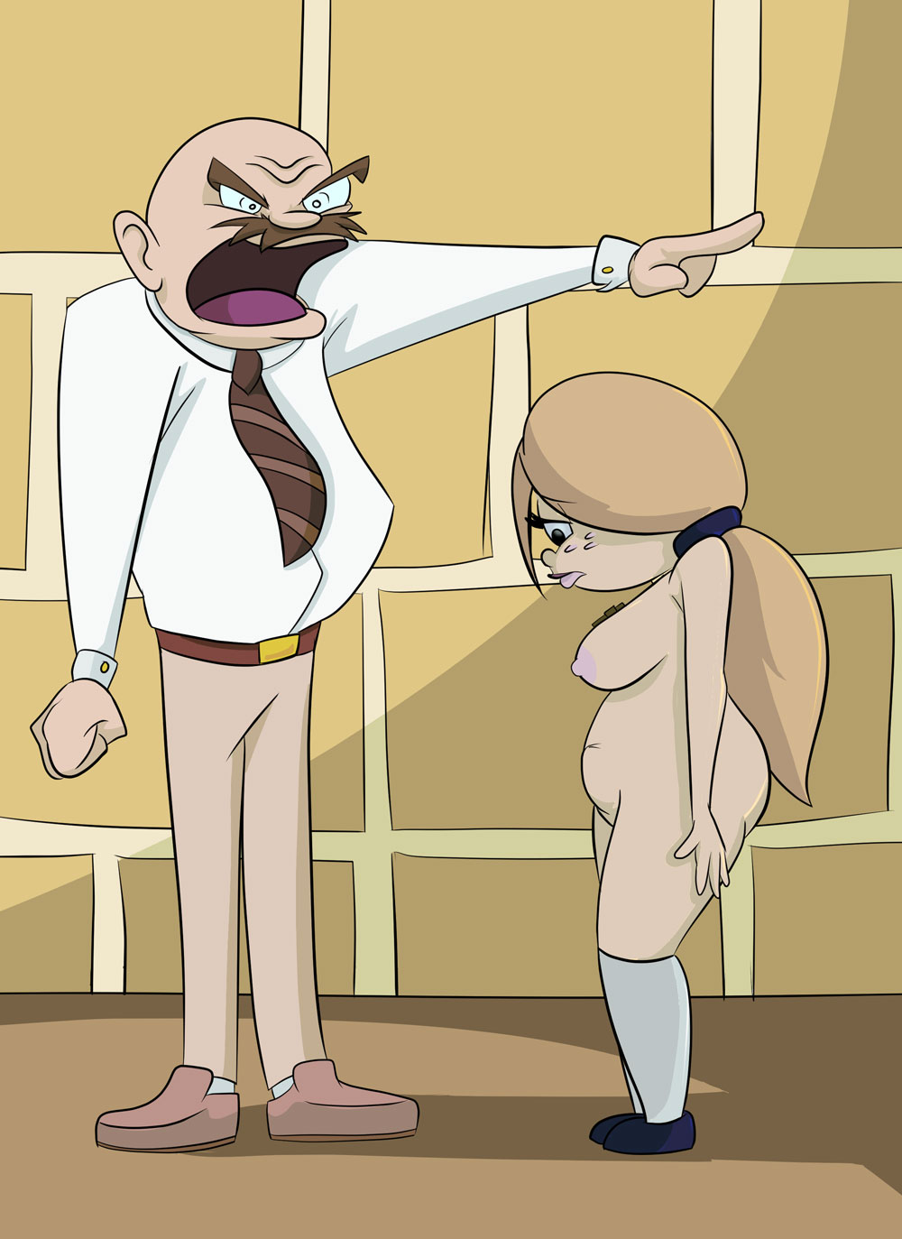 Molly's Nude School Adventure page 7 full