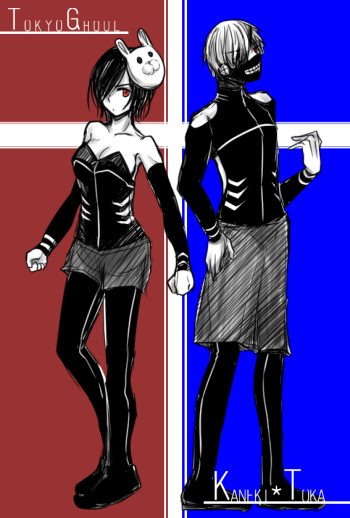 [Puchida] Rakugaki + Hatsunetsu Matome (Tokyo Ghoul) cover