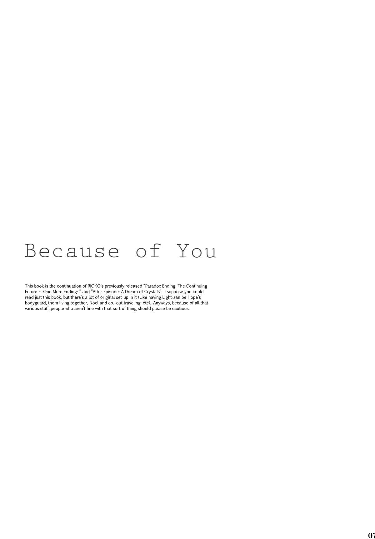 Because of You page 7 full