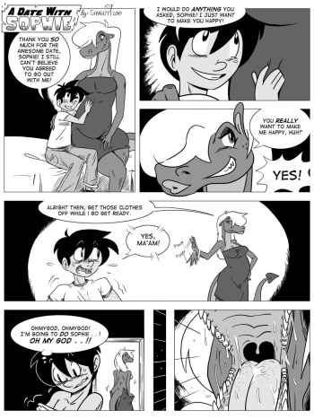 A date with Sophie (vore) cover