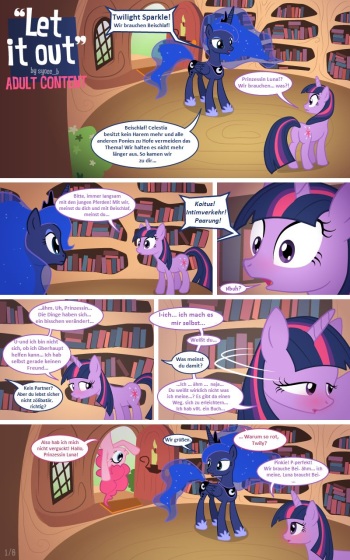 [Syoee_b] Let It Out (My Little Pony: Friendship Is Magic) [German] [Pinguin3] cover