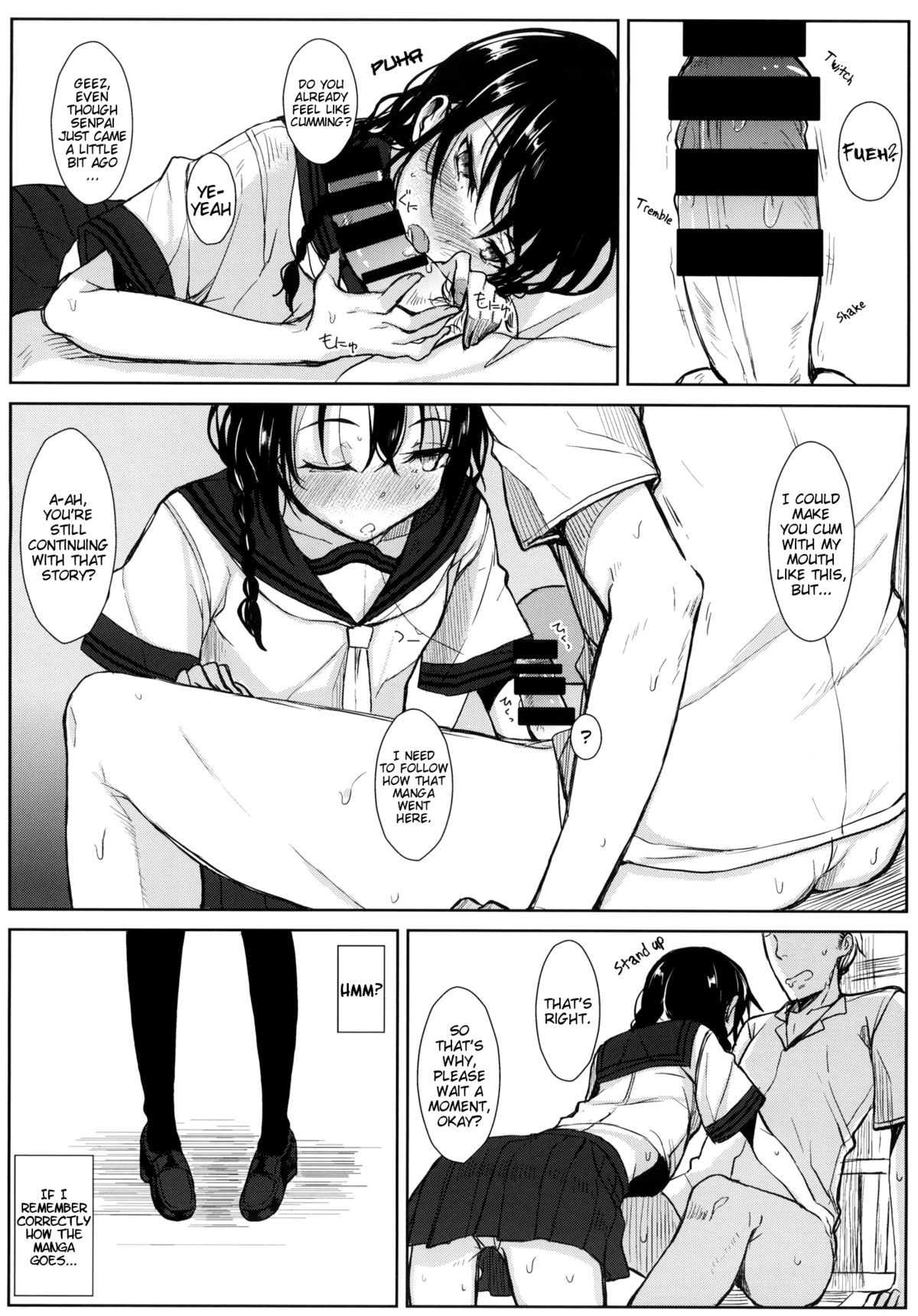 Kouhai-chan ni Eroi Koto sareru Hon page 9 full