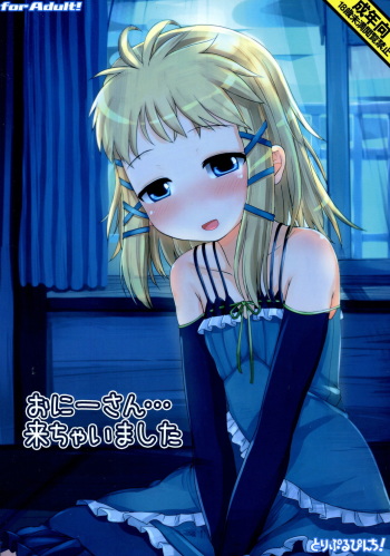 (C87) [Triple Pinch! (Hikami Izuto)] Onii-san... Kichaimashita (Black Bullet) [Korean] [팀 남성부] cover