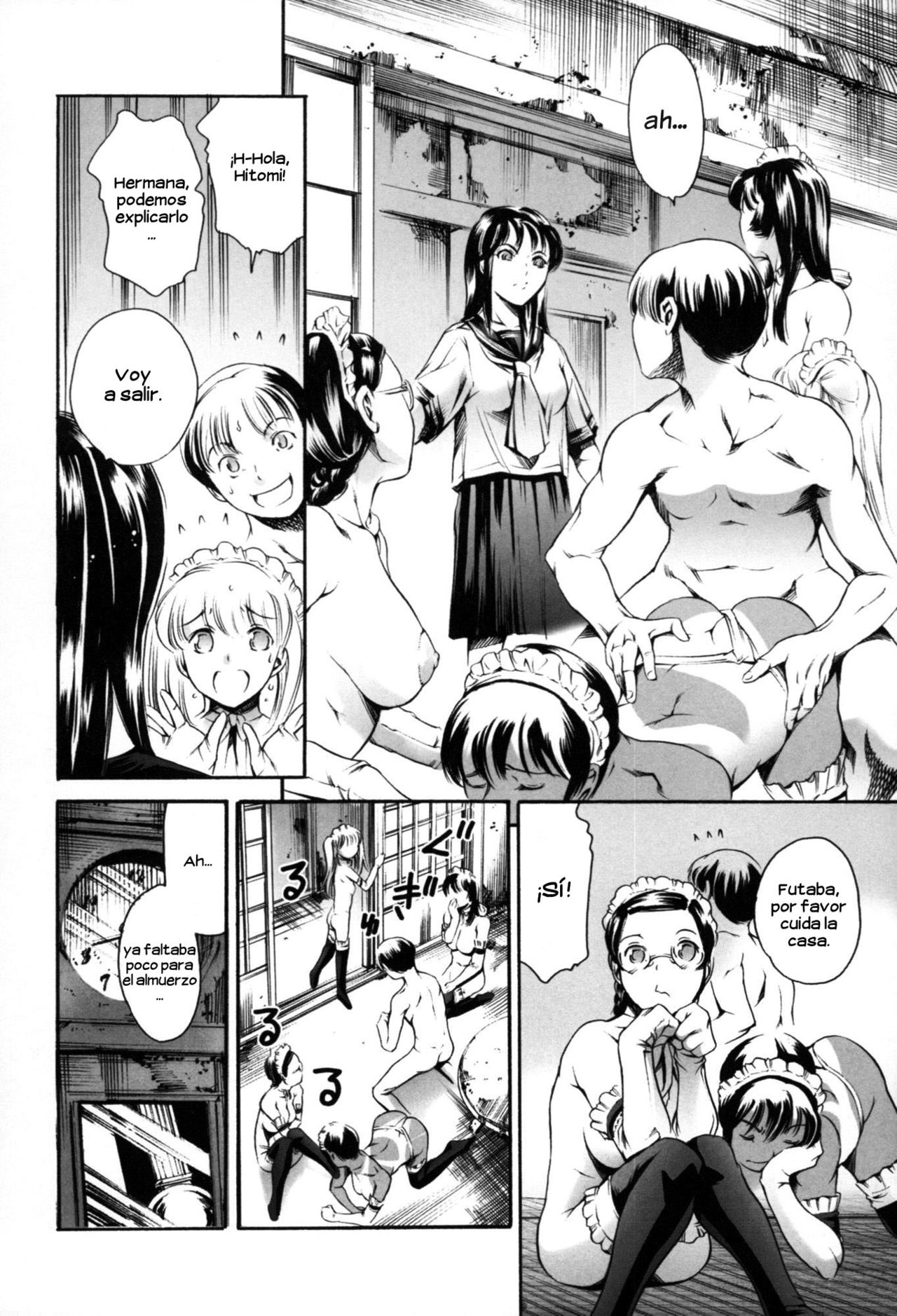 Island Bangaihen - Rokurou to Maid | Island Capítulo Bonus: Rokurou y las Sirvientas. page 8 full