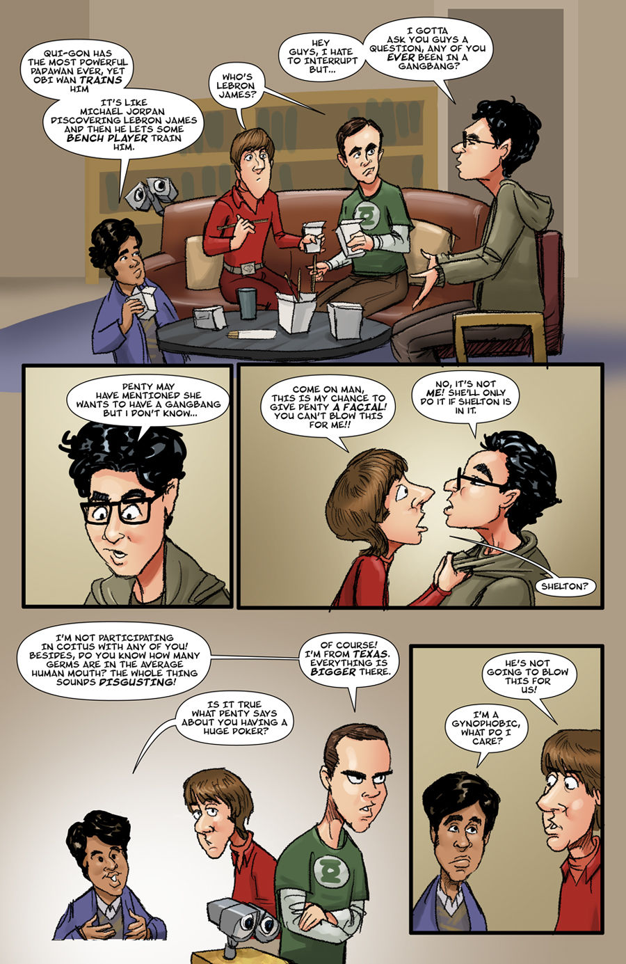 the big gang bang theory - Page 5 - Comic Porn XXX