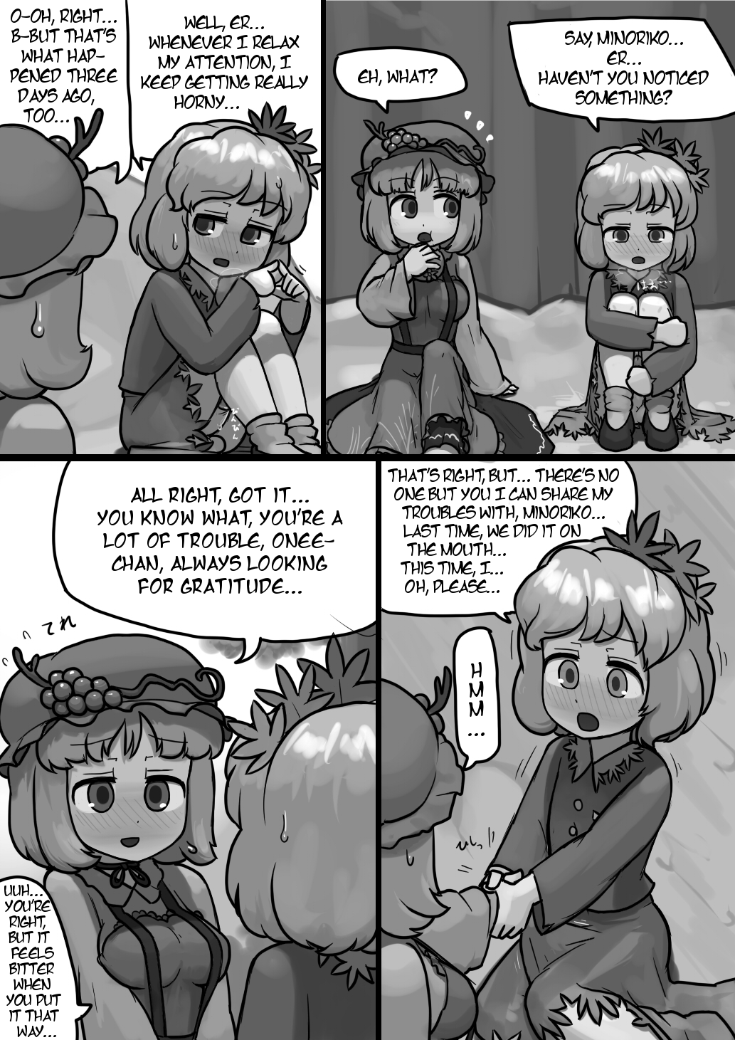 Chinko Shizuha × Futsuu Minoriko no Kozukuri Manga page 2 full