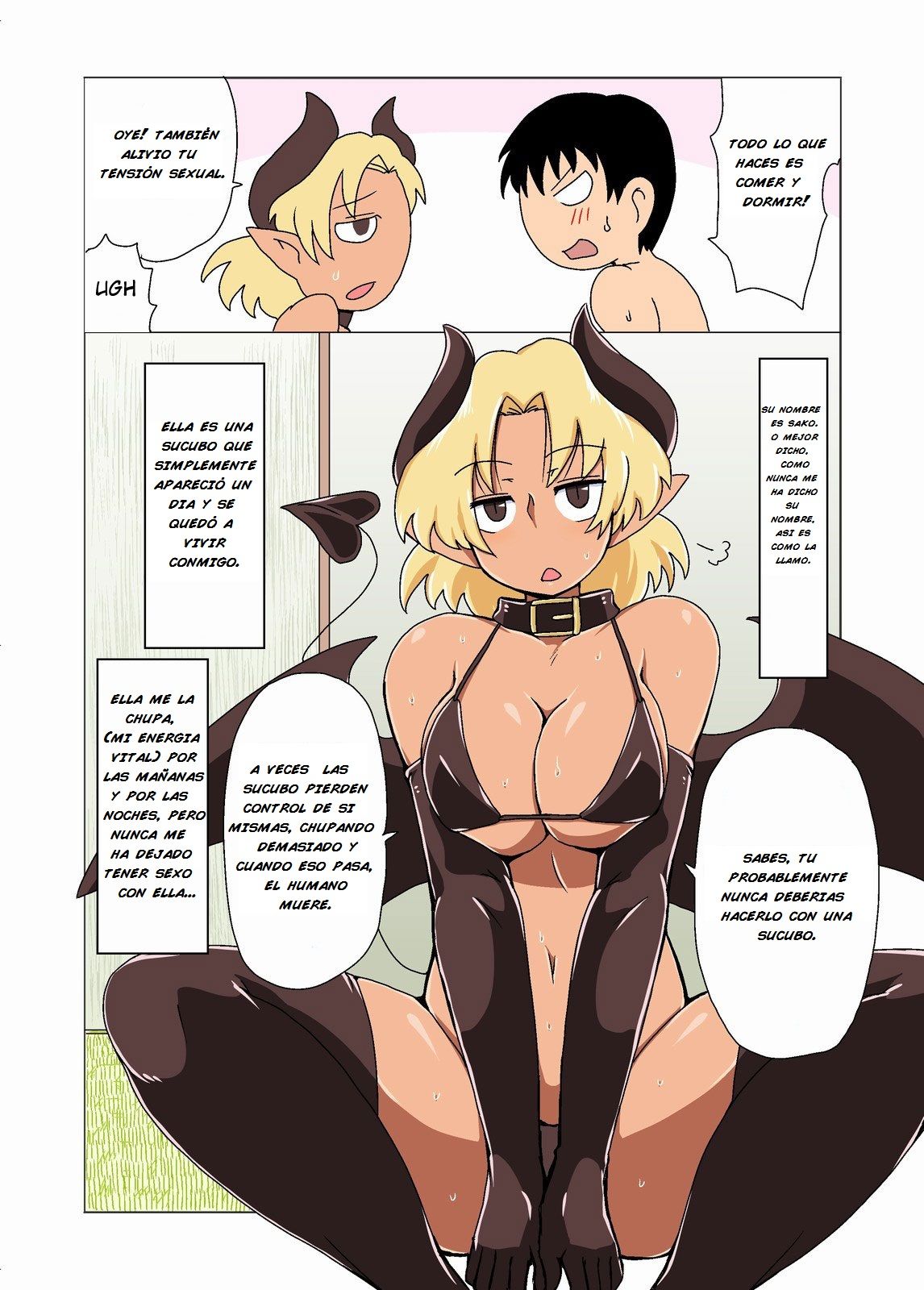 Kasshoku Namaiki Succubus no Isourou. | Audacious Freeloading Succubus. page 3 full