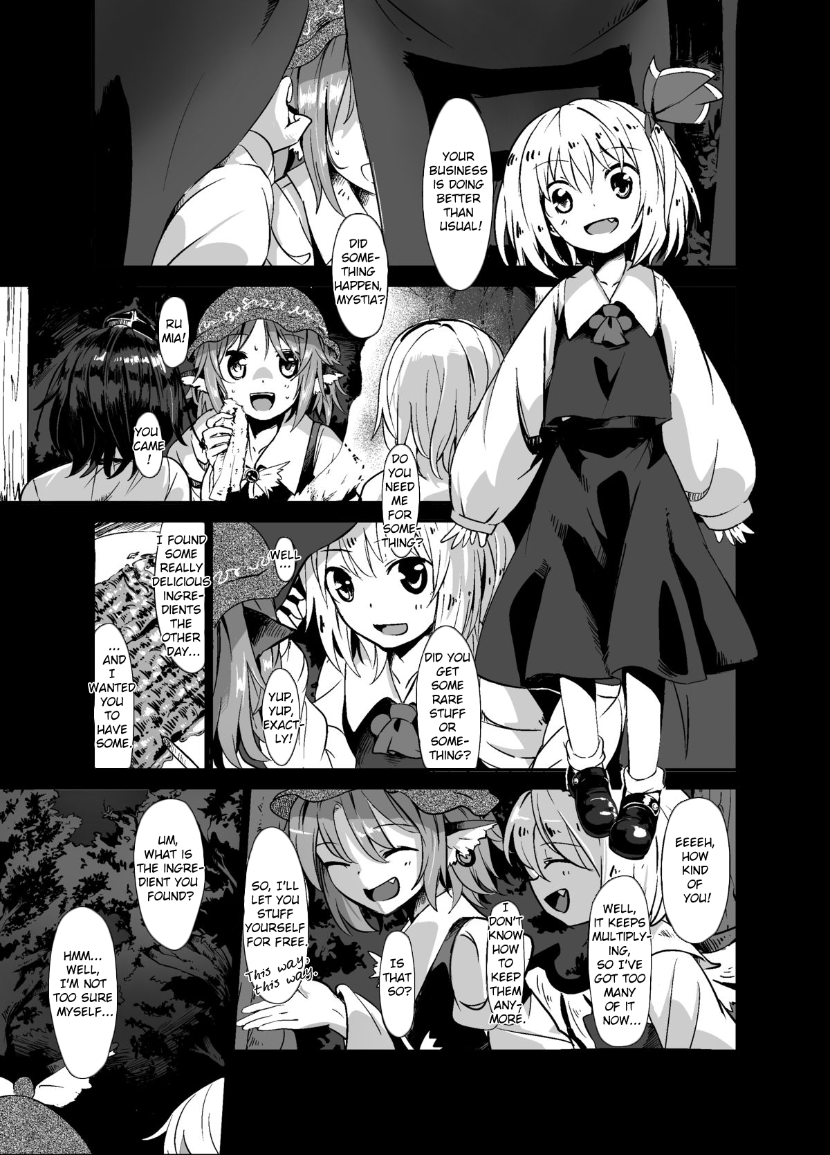 Shokushu ga Mori de Kabayaki ni page 2 full