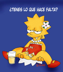 Pictures with text - Lisa Simpson  LKNOFansub