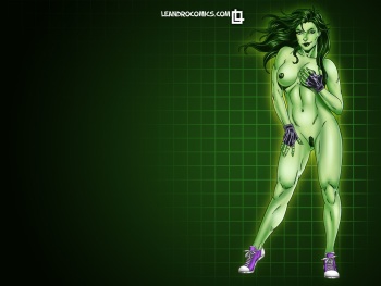 [Leandro Comics] She-Hulk fucks the marvel universe cover