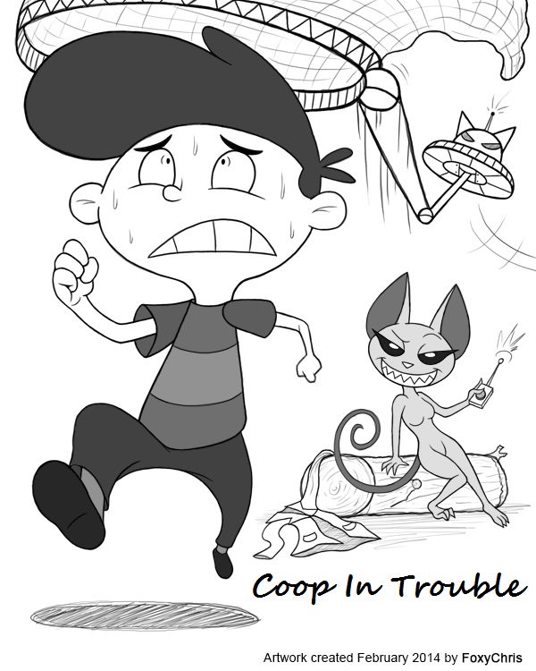 Coop In Trouble page 1 full