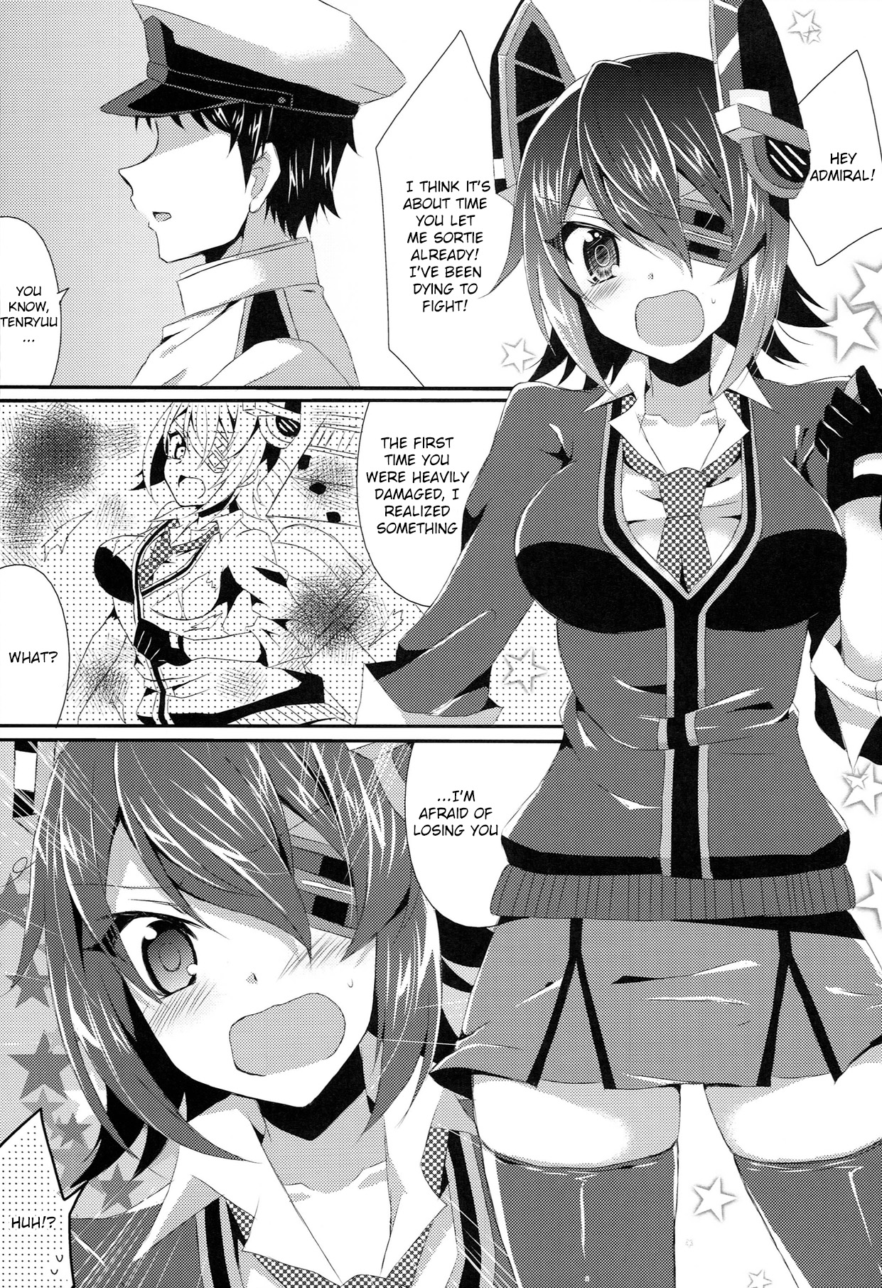 Tenryuu ga Kawai Sugite Teitoku wa Gaman no Genkai page 5 full