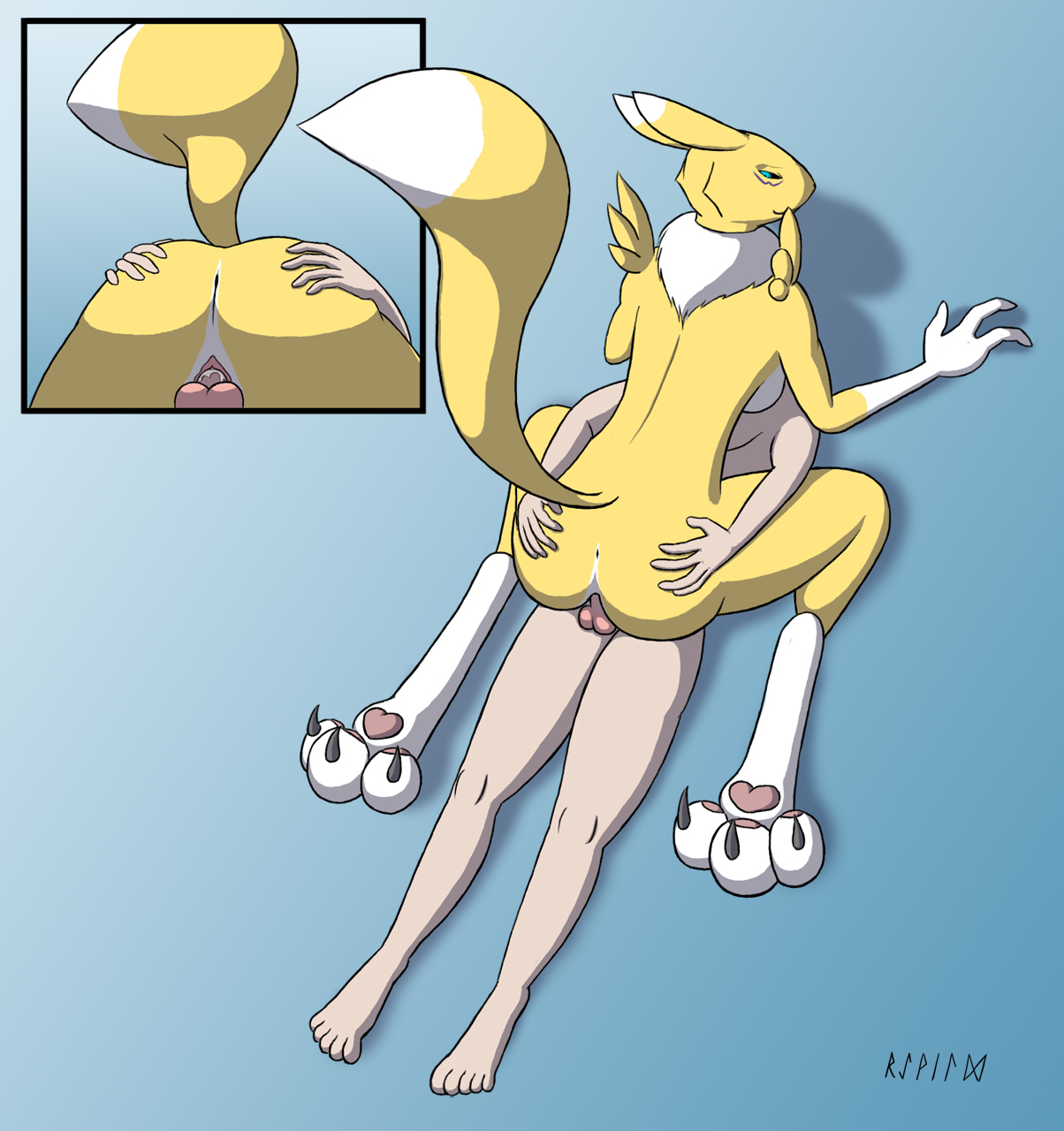 Renamon Seduces Her Tamer page 1 full