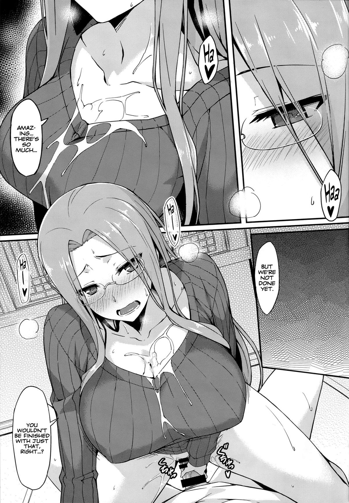 Rider-san to Tate Sweater. page 12 full