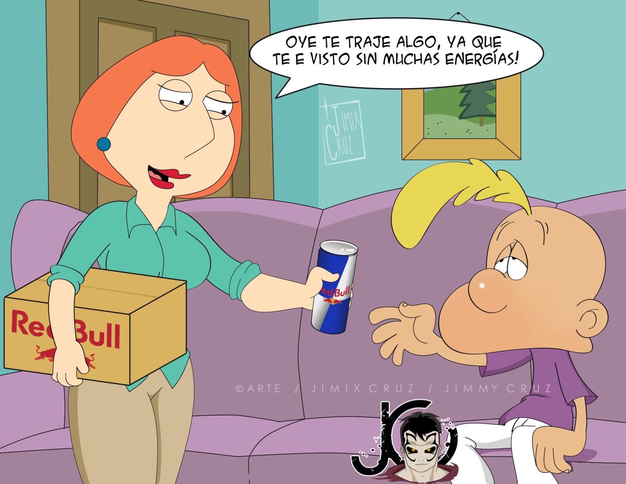 - Titeuf Y Lois Griffin Red Bull Te Da Ganas page 1 full