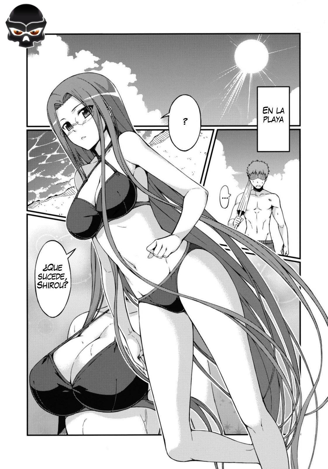 Rider-san to Kaisuiyoku. | Rider-san and the Beach page 4 full