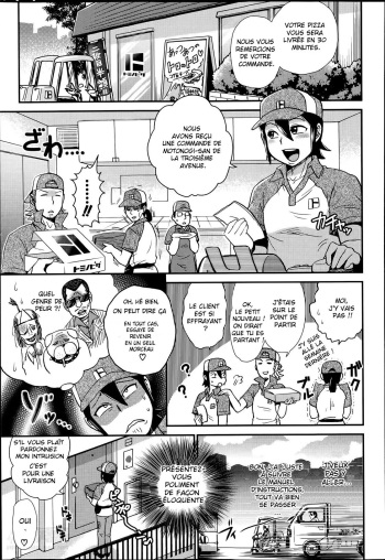 [BOSS Chin] Yokubari Delivery | Une livraison pour la gloutonne (Comic Shingeki 2014-06) [French] [Hentaigraal] cover