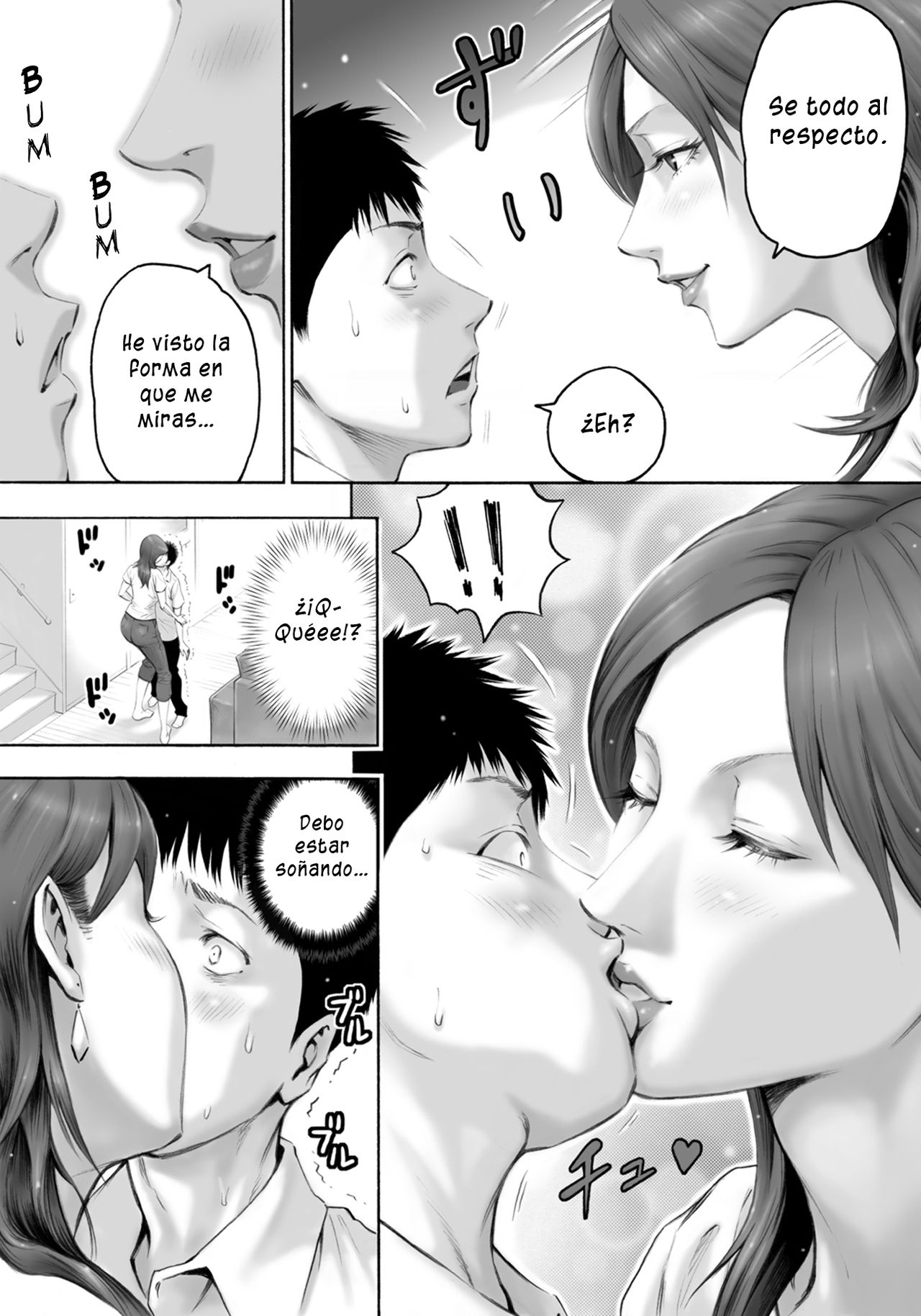 Akogare no Kinjo no Obasan ni Nengan no Tanetsuke | La Señora que Vive Calle Abajo me Pidió que la Embarazara  =P666HF= page 9 full