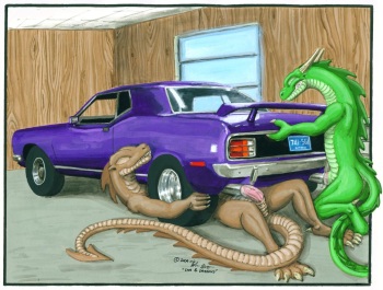 Dragons Having Sex With Cars cover