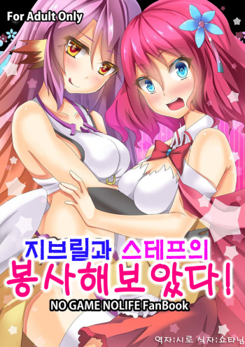 【C86新刊】ノゲノラの薄い本【ジブリ&ステフ】 no game no life sample (korean) cover