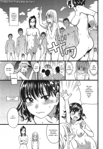 [Shiwasu no Okina] Nudist Beach ni Shuugakuryokou de!! Ch. 3-5 [French] [Zer0] cover