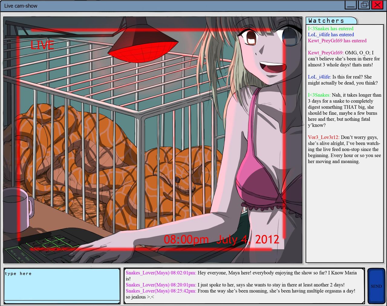 Girls and the Snake page 11 full