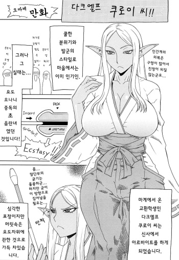 [Gura Nyuutou] Dark Elf Kuroi-san (Futa Mata) [Korean] [xeren] cover