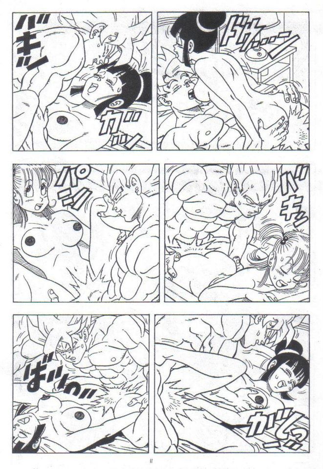 Goku Vegeta Chichi y Bulma follando page 12 full