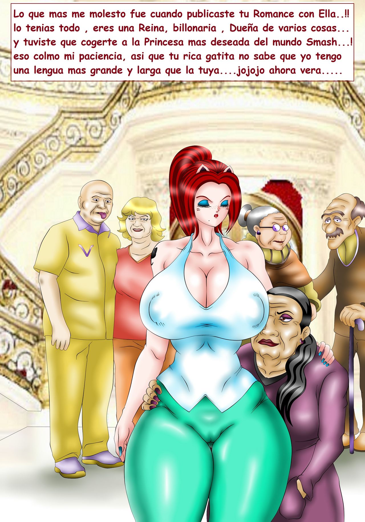 EL SUEÑO DE ROMULA PARTE 3 -  "" EL PLAN DE RAMIRA " SMASH DOWN SAGA XXX  ONLY LESBIAN page 4 full