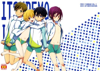 (SPARK8) [Hatonic (Yokonaka)] ITSUDEMOISSYO (Free!) [English] [Yaoi-Sei Scans] cover