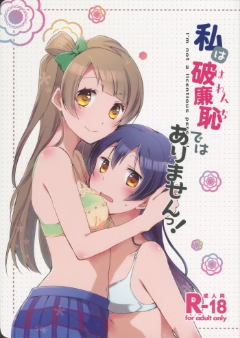 (Bokura no Love Live! 7) [Niratama (Sekihara, Hiroto)] Watashi wa Harenchi dewa Arimasen! - I'm not a Licentious Person! (Love Live!) cover