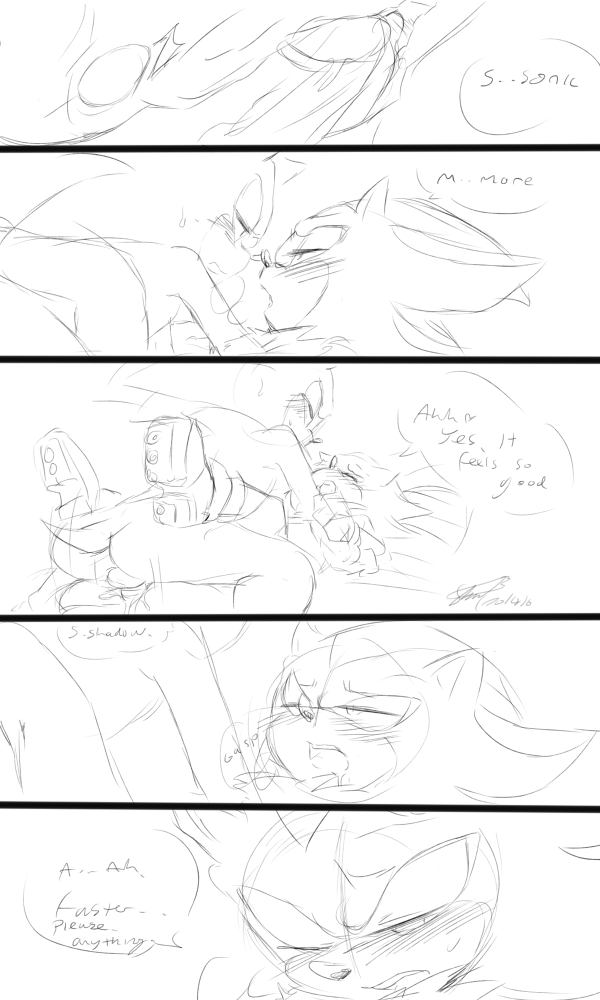 Sketchy Sonadow Comic page 11 full