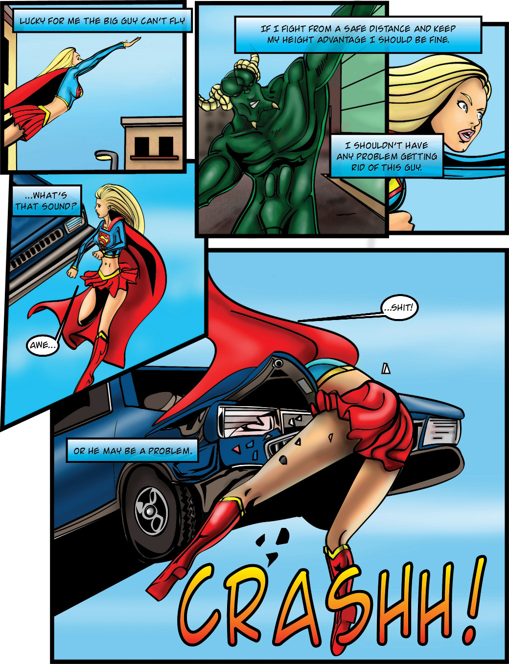 Supergirl: Demonic Bloodsport Pt1 page 10 full