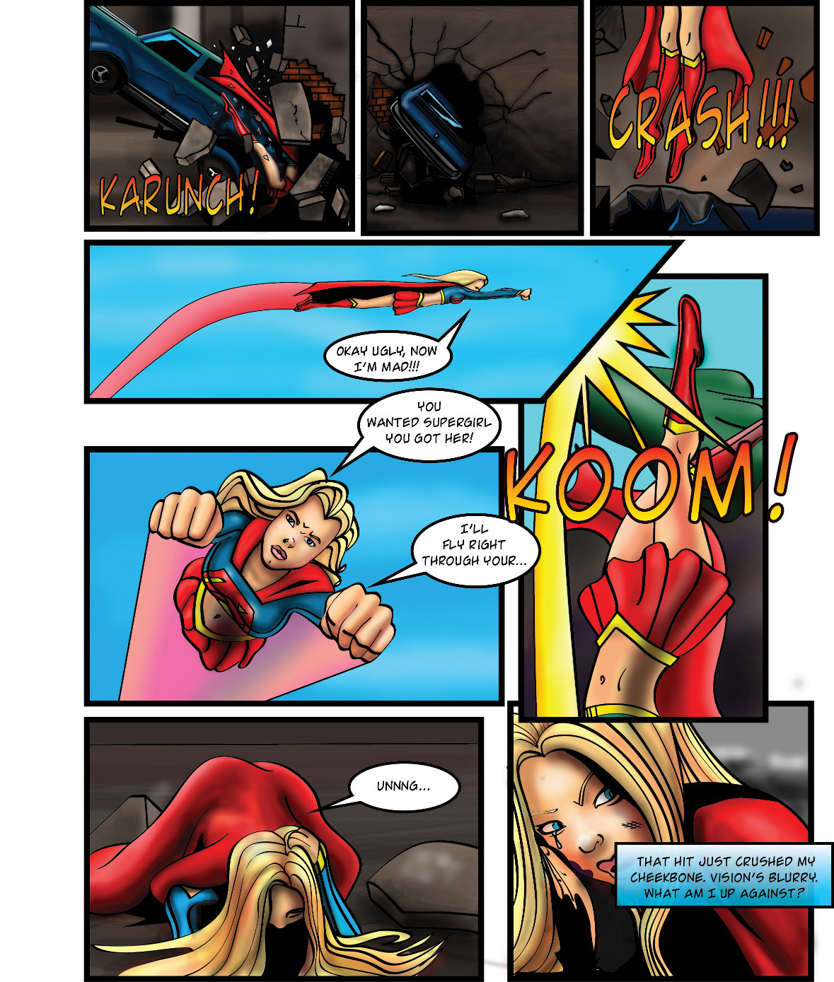 Supergirl: Demonic Bloodsport Pt1 page 11 full