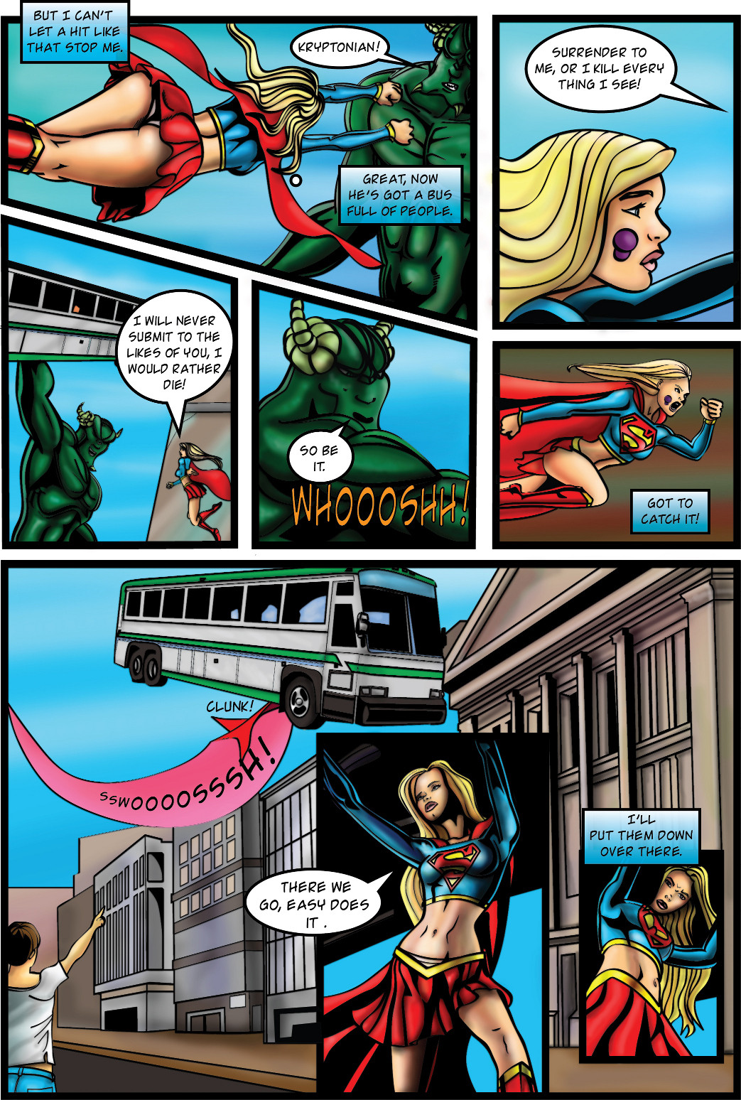 Supergirl: Demonic Bloodsport Pt1 page 12 full