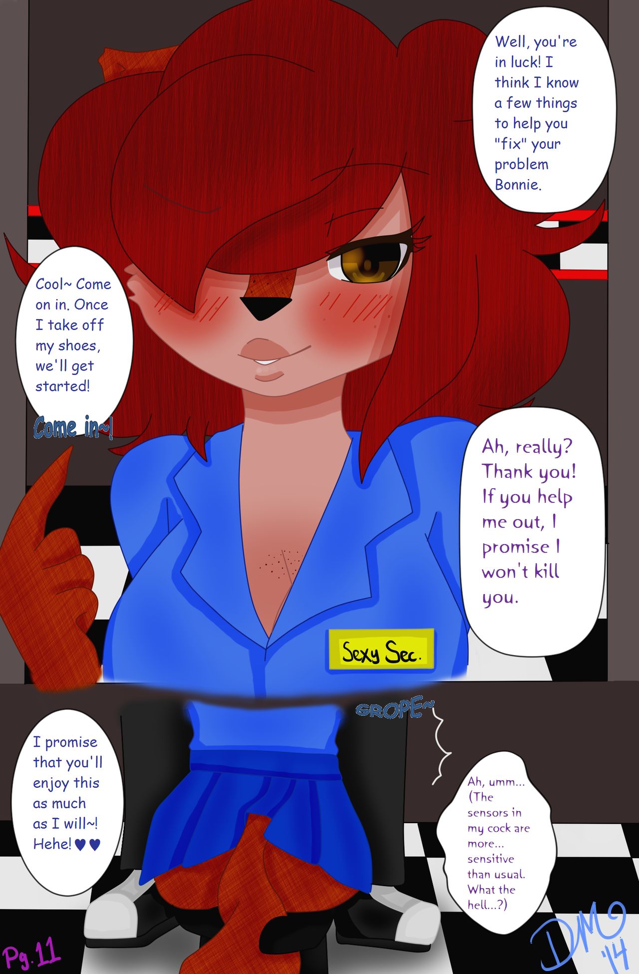 Night 1: Bonnie x Jasmine page 11 full