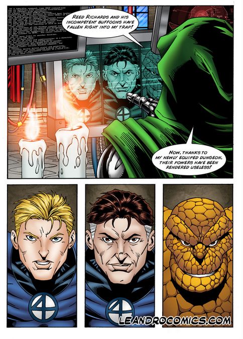 Only Invisible Woman can save the Fantastic Foursome from Dr. Doom! page 3 full