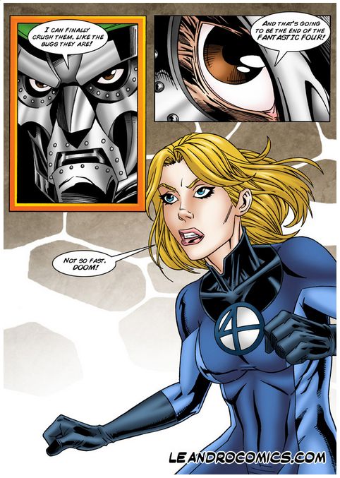 Only Invisible Woman can save the Fantastic Foursome from Dr. Doom! page 4 full