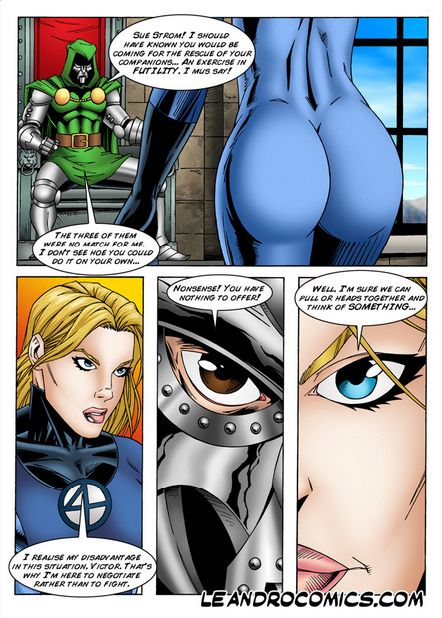 Only Invisible Woman can save the Fantastic Foursome from Dr. Doom! page 5 full