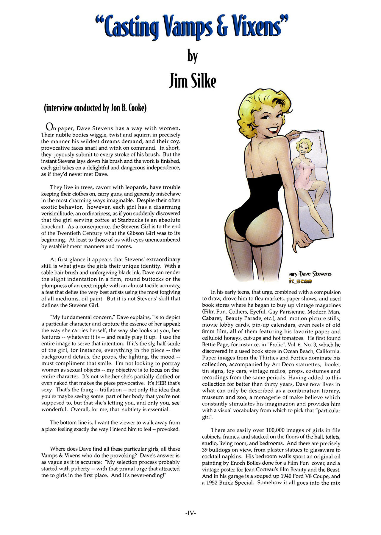 Vamps & Vixens - The Seductive Art of Dave Stevens page 6 full