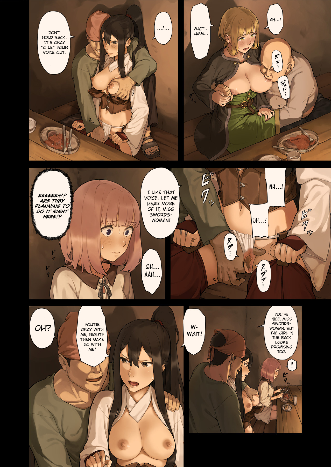 Onna Boukensha-tachi ga Sabaku no Oasis ni Tachiyoru to... page 11 full