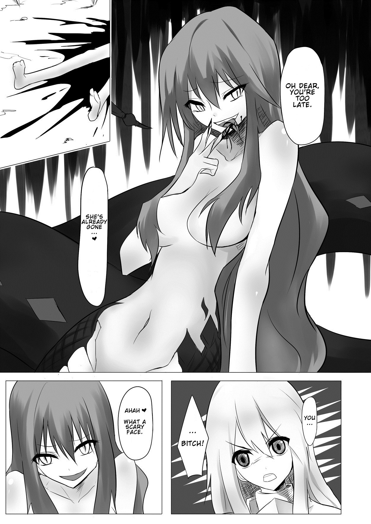 Jingai Lez Rape -Lamia Hen- page 7 full