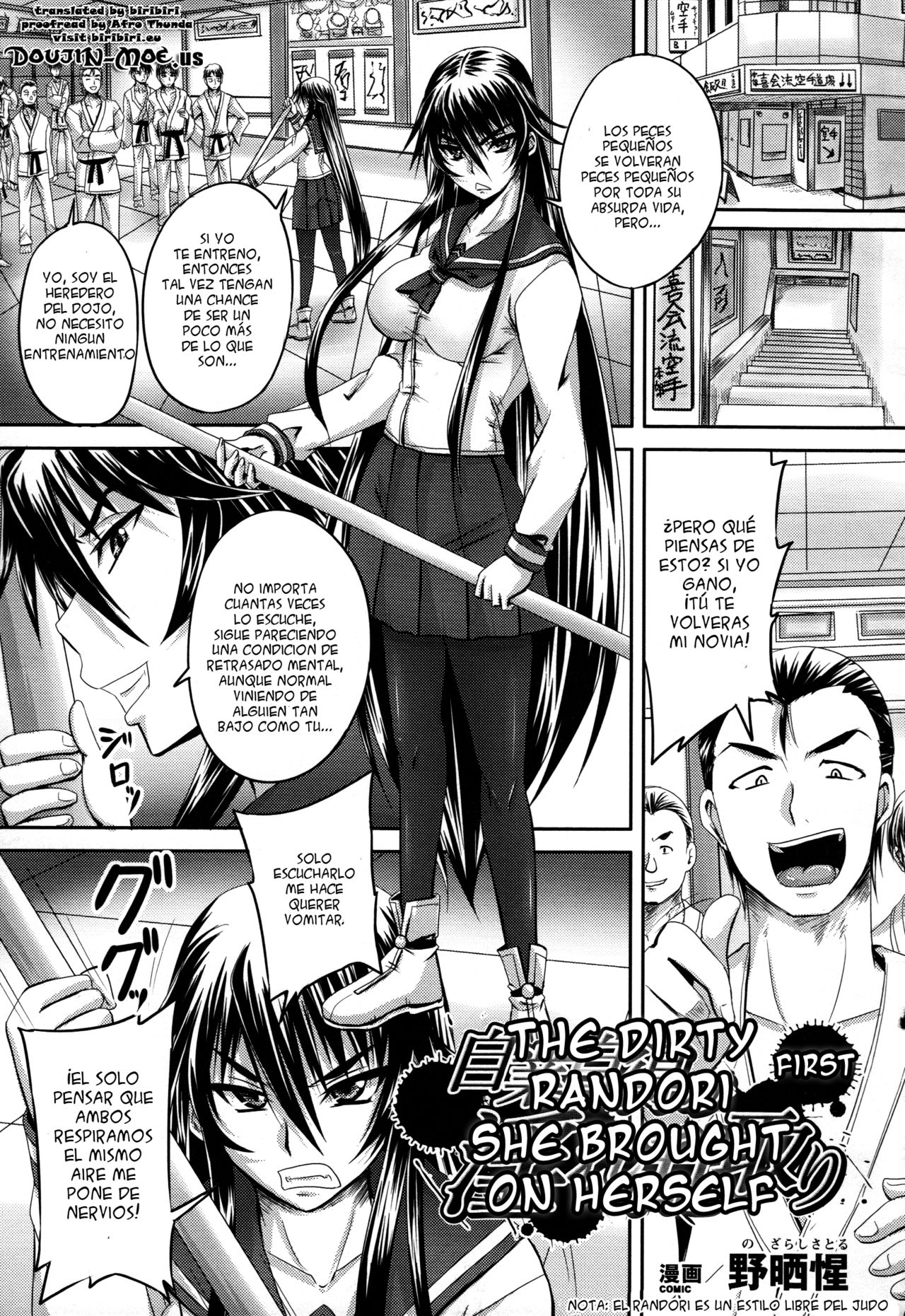 Jigoujitoku no Midare Randori | El Sucio Randori que la Trae a Ella Ch. 1-2 page 1 full