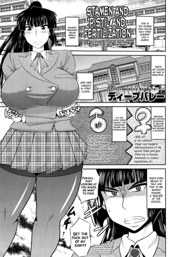 [Deep Valley] Meshibe to Oshibe to Tanetsuke to -Dai 2 ban- | Stamen and Pistil and Fertilization Ch. 2 (COMIC MASYO 2013-03) [English] =LWB= cover