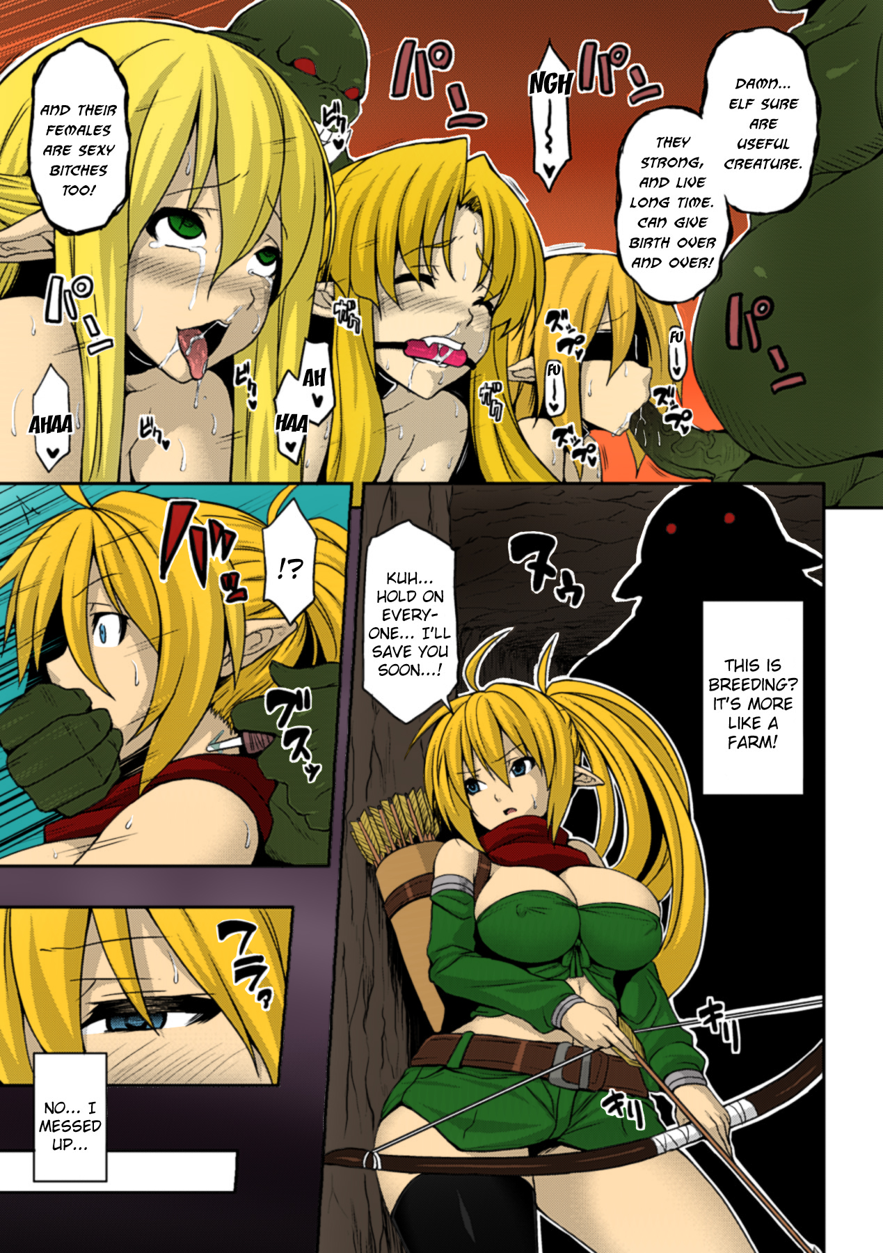 Ishu Kan Kouhai Bokujou | Interracial Rape Breeding Farm page 3 full