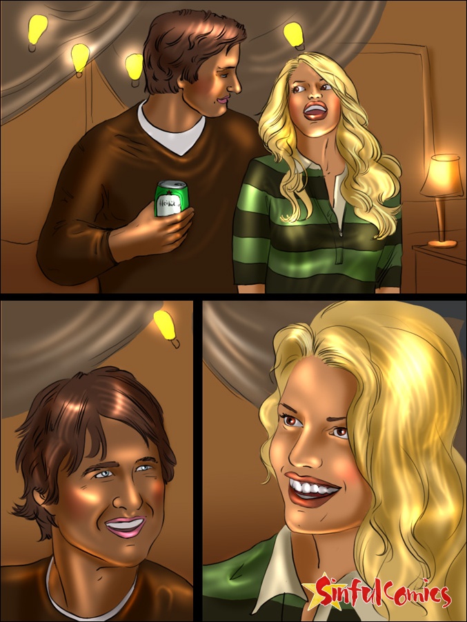 sinful comics - Blonde Ambition page 1 full