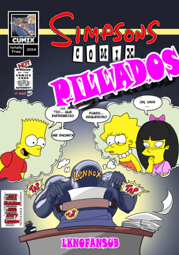 [Gundam888,Lennox] Simpsons Comix Busted (Spanish) LKNOFansub cover